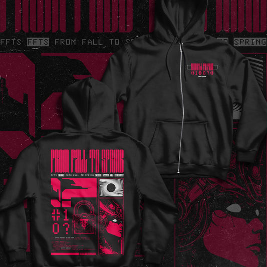 Zip-up hoodie "Entry Wounds Deluxe"
