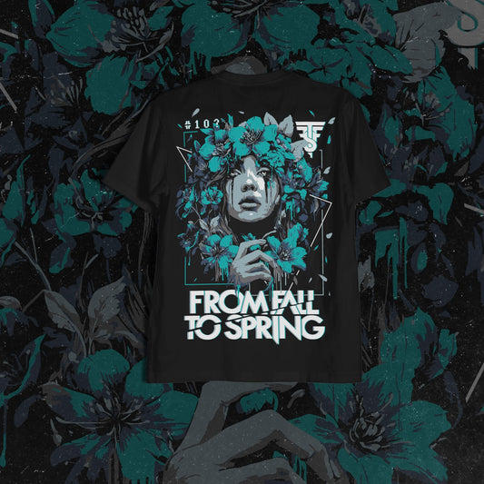 "Floral V" T-Shirt