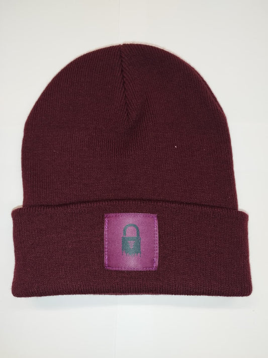 "Lock" beanie